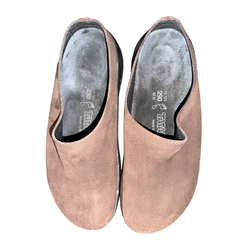 Birkenstock Tatami Brown Suede Slip-On - size 12 - D21